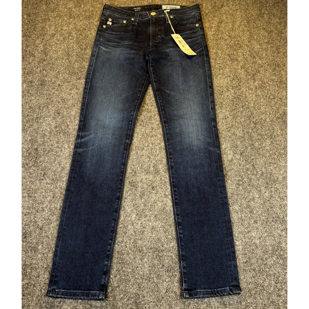 AG Adriano Goldschmied The Prima Cigarette Jeans Womens 24 Dark Wash NWT Stretch